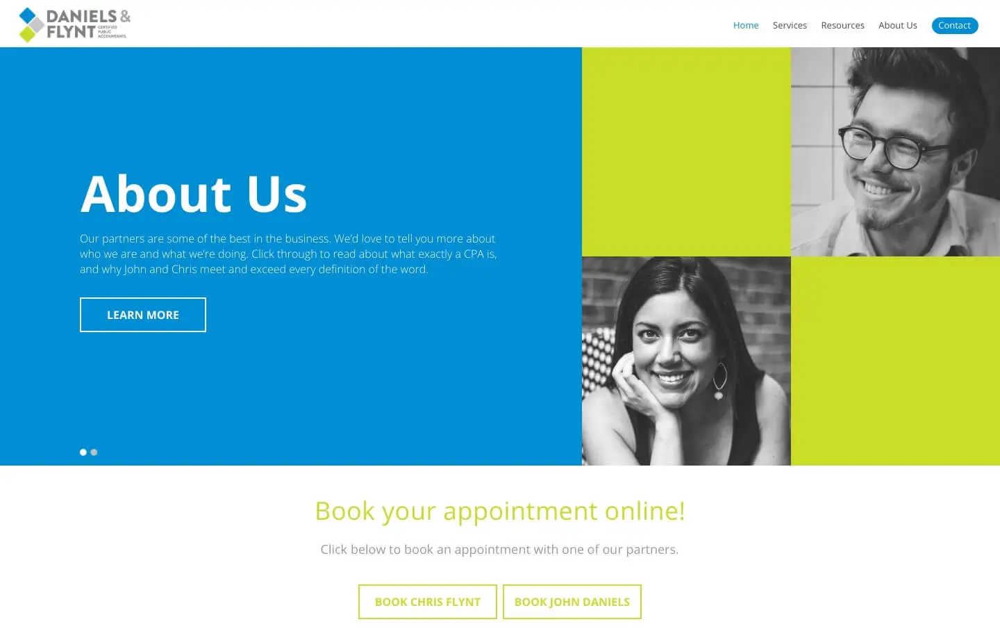 cpa and accounting firm daniels and flynt website