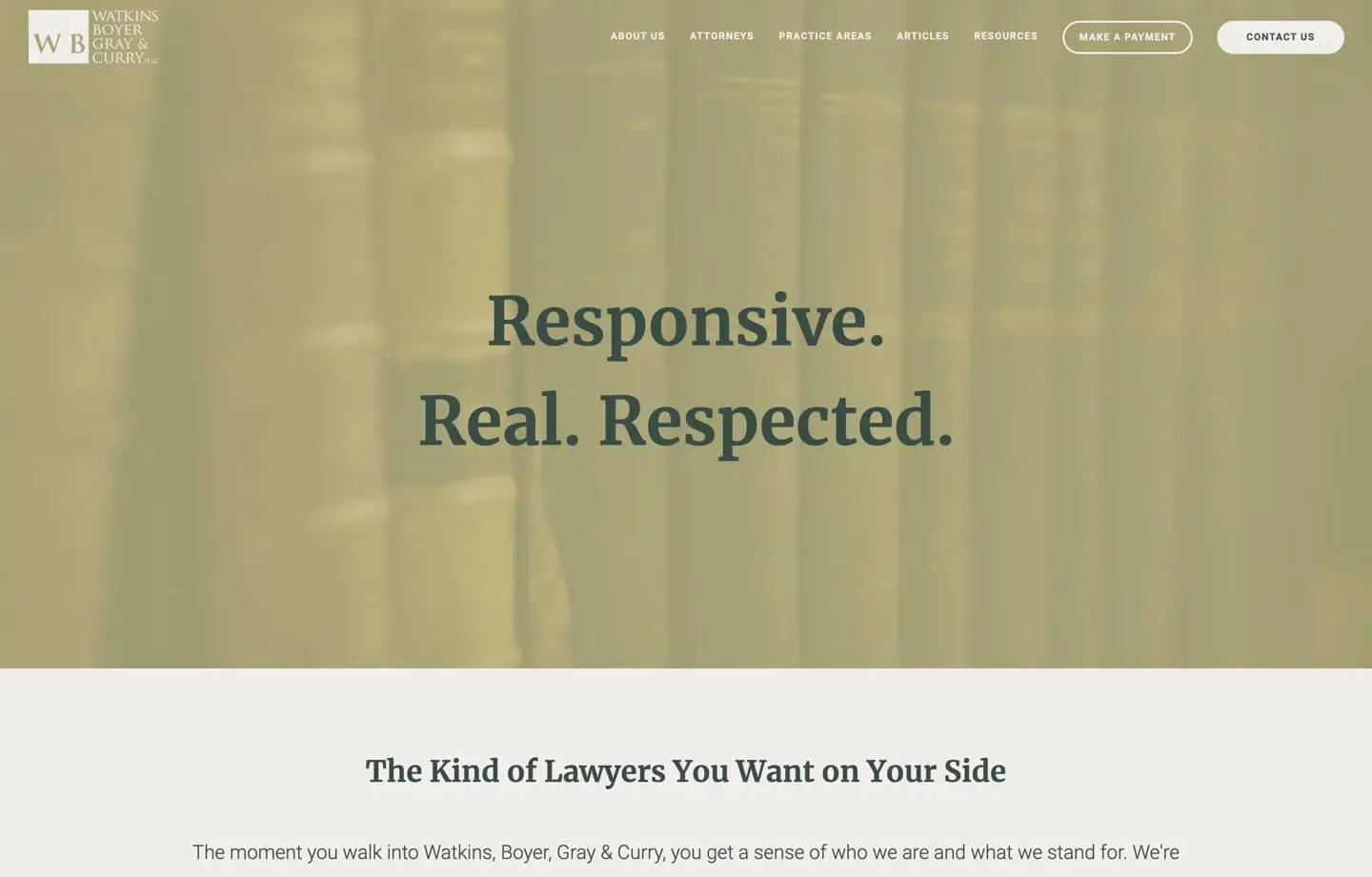 law firm website watkins boyer gray curry pllc
