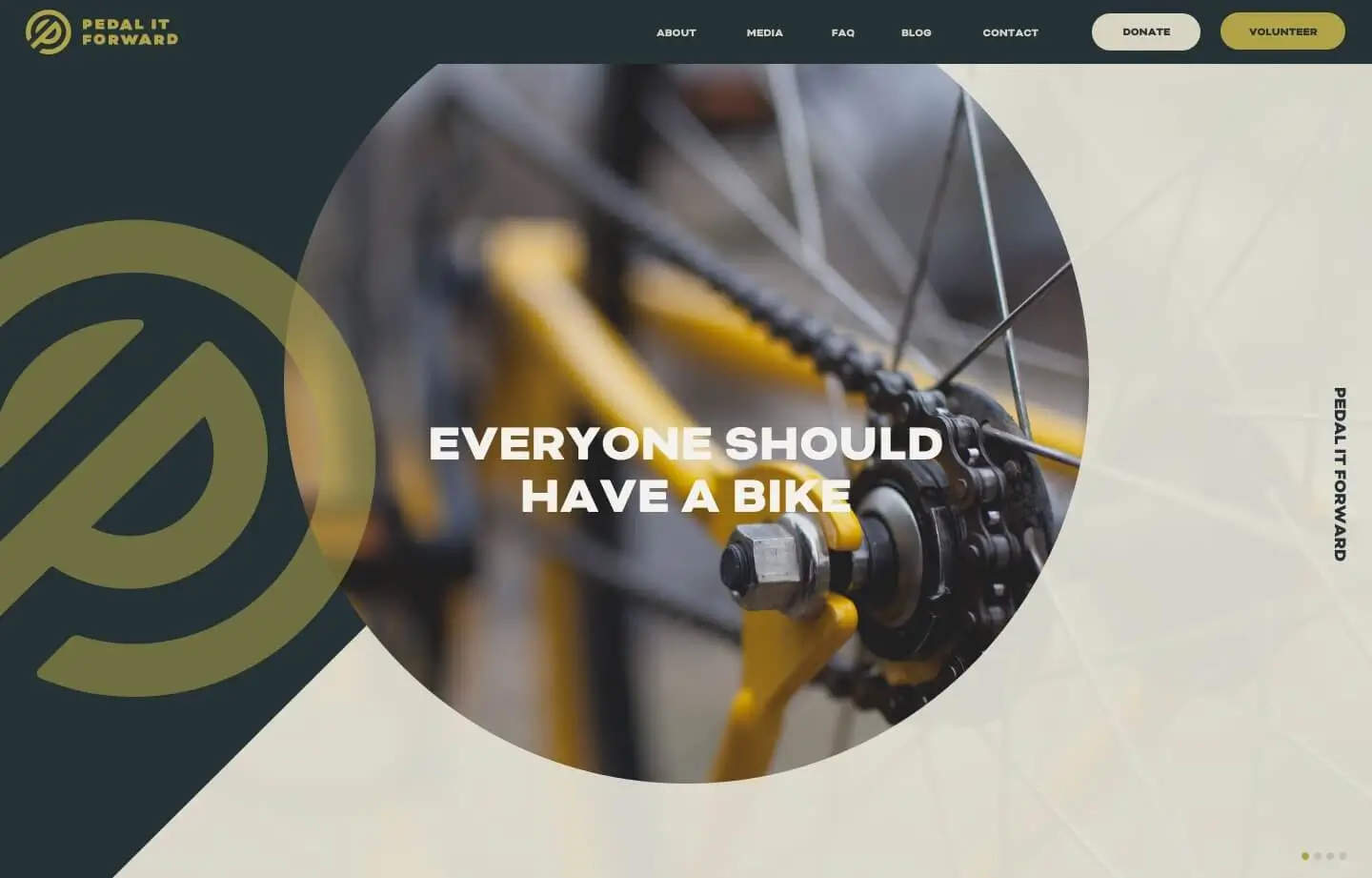 nonprofit website for pedal it forward a nonprofit for bikes